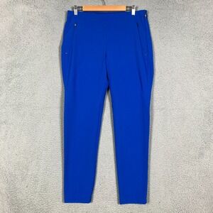 RLX Ralph Lauren Golf Pants Women's 14 Royal Blue Stretch Side Zipper Tapered